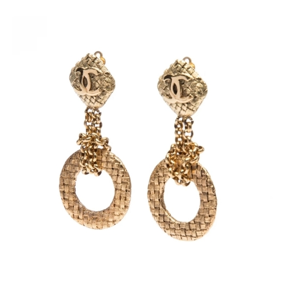 Chanel Vintage Nest Gold earrings - Picture 2 of 8